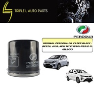 Perodua Oil Filter BLACK - Bezza, Axia, New Myvi 15601-P2A12-TL (BLACK) 3PL