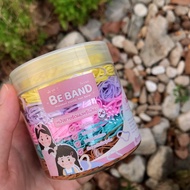 BEBAND หนังยางรัดผมเด็ก [ยางเส้นเล็กMini : ใช้รัดผมเด็ก0-3ปี] คละ 5สี พาสเทล : เหลือง-ม่วง-ชมพู-ฟ้า-