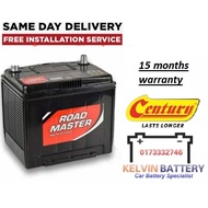 Century Roadmaster | Car Battery | NS60LS waja,wira 50B24L [ Free delivery within 1 day Kl area.]