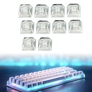 [dimccapyh] 10Pcs 1U Xda Profile Keycaps Gaming Keyboard Parts Compact PC Office Home  Game