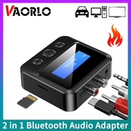 Bluetooth 5.0 Transmitter Receiver EDR Wireless Adapter USB Dongle 3.5mm AUX RCA for TV PC Headphones Home Stereo Car HIFI Audio