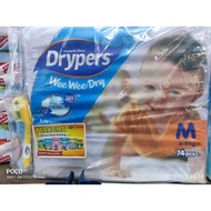 Drypers WeeWee Dry M74 L62 XL50
