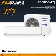 Panasonic CS-XU30AKQ 3.0HP Premium Inverter AERO SERIES  Single - Split Type Aircon