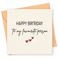 1pc, Funny Happy Birthday Card For Women Men Him Her Husband Wife Boyfriend Girlfriend, Unique Happy