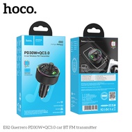 HOCO E82 บลูทูธรถยนต์ + หัวชาร์จในรถ 2in1 ชาร์จเร็ว PD 30W + QC 3.0 โทรแฮนด์ฟรี ฟังเพลง hc4