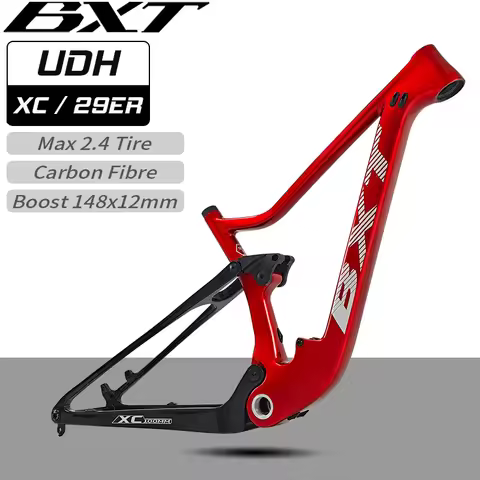 BXT UDH Full Suspension 29er mtb Frame Carbon Frame MTB Suspension Boost Carbon Mountain XC Frameset