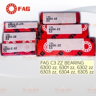 FAG BEARING  ZZ C3 2Z HIGH SPEED. 6300 zz, 6301 zz, 6302 zz, 6303 zz, 6304 zz, 6305 zz.
