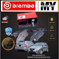KIA RONDO 2.0 FRONT OR REAR BRAKE PAD  BREMBO