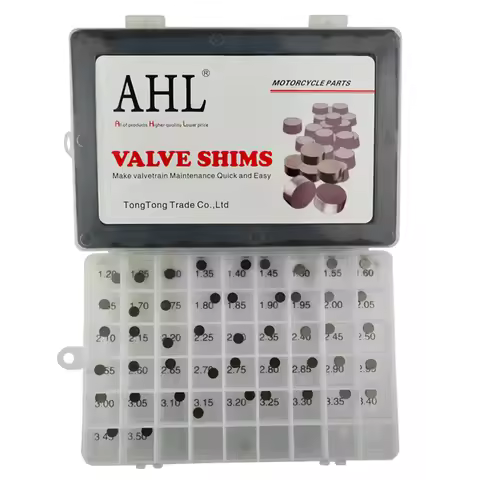 AHL 47pcs Adjustable Valve Shim 7.48mm Complete Valve Shim Refill Kits Hotcam For Honda CRF250R CRF2