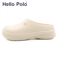 Hello Polo รองเท้าแตะ รองเท้าหัวโต ส้นหนา 3.5 ซม พื้นนุ่มมาก กันลื่น คลายเมื่อยเท้า รองเท้าแตะแฟชั่น