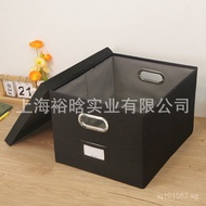 A4Shelf Miscellaneous Box Hanging Clip Fabric Home File Box Storage Box File Box Large Storage Box A