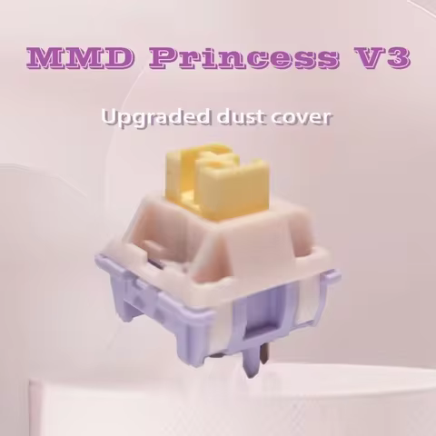 MMD Princess V2 V3 Keyboards Switch 5Pin Linear Tactile Hot Swap DIY Custom Mechanical Keyboard Swit