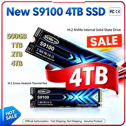 2026 New High Speed PCIe Gen4 NVMe M 2 SSD 1TB 2TB 4TB S9100 SSD Gaming Drive For PS5 Laptop PC OEM 