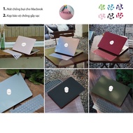 [COMBO 6in1] Case, Case + Key Cover for Macbook (Free Dust Cover + Anti-break charging clip + Screen