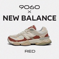 100% original New Balance 9060 Sneakers Rice Red U9060JF Men's and women's casual sports shoes hot s