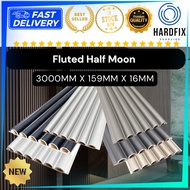 [NEW] 10ft Fluted Wall Panel Half Moon Design︵ Curved 3000mm x 159mm x 16mm MOQ 4pcs