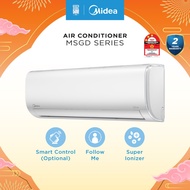 Midea ( MSGD-09CRN8 / MSGD-12CRN8 / MSGD-18CRN8 / MSGD-24CRN8 ) Xtreme Dura R32 Non-Inverter Air Con