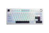 Bàn phím AULA F75 Ice Blue (Xanh nhạt + Trắng + Tím đậm /Reaper switch) F75IBR