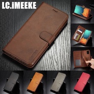 Samsung Galaxy Note 20 Ultra Note 10 Plus 9 8 Leather Case Two Fold Kickstand Magnetic Flip Card Slots Wallet