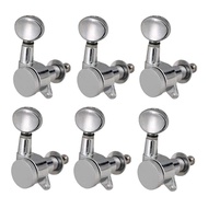 WK-6 Pcs Right hand Locking Guitar tuners Tuning Pegs Machine Heads for Electric Guitar Chrome