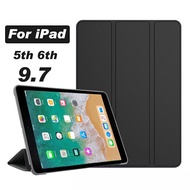 Tablet Case For iPad 9.7 2018 2017 A1893 A1954 A1822 fundas PU Ultra Slim wake Smart Cover Case for iPad 5 6 5th 6th Generation Cases Covers