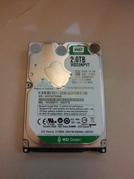 WD 2.5" 2TB HDD 硬碟