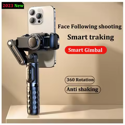 Smart Handheld Gimbal 360 Rotation Face Following shooting Smartphone Stabilizer Tripod Gimbal for X