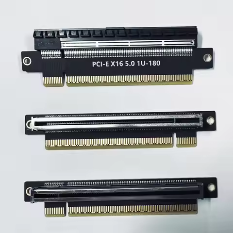 PCIE 5.0 X16 Gen5 Steering Test Protection GPU Graphics Card 1U 90° 180° 270° Expansion Extended Car