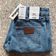 ยีนส์ชาย กระบอกใหญ่ WRANGLER MWZ สียีนส์ฟอกอ่อน ผ้าไม่ยืด เอวกลาง เป้าซิป ของแท้จากSHOP