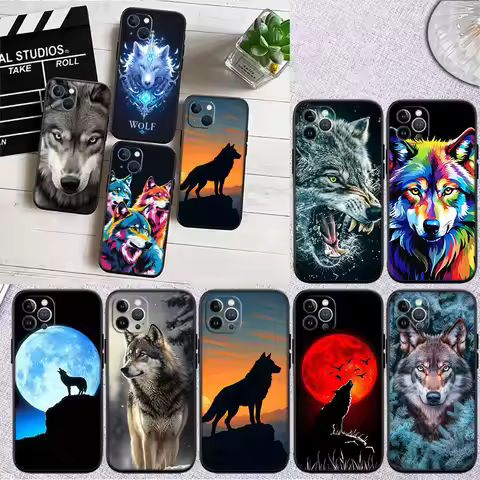 HK6 Animal Wolf Soft Shell Phone Case for Huawei Mate 20 P Smart+ P20 P30 Lite Pro Y5p Y6p Y6s Y7a Y