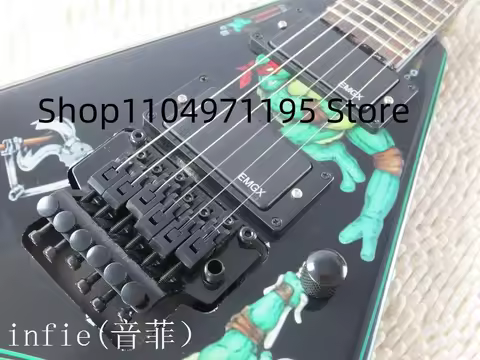 aIn stock ESP Jackson Flying V Electric guitar MOP Fingerboard inlay Tremolo