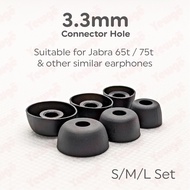 12 pairs Replacement Silicone Earbuds Ear Tips For Jabra Elite Active Sport Evolve 75t 65t