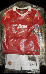 全新 Manchester United 2010-11 主場球衣 幼童裝  L 碼  曼聯波衫