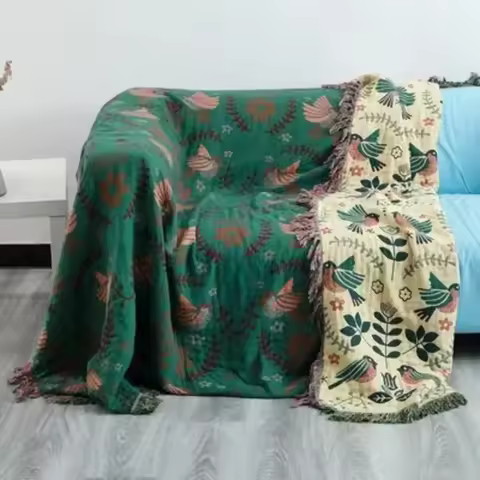 Japanese Cotton Blanket for Beds Comfy Blanket Journey Hiking Hotel Blankets Towel Is Universal Four