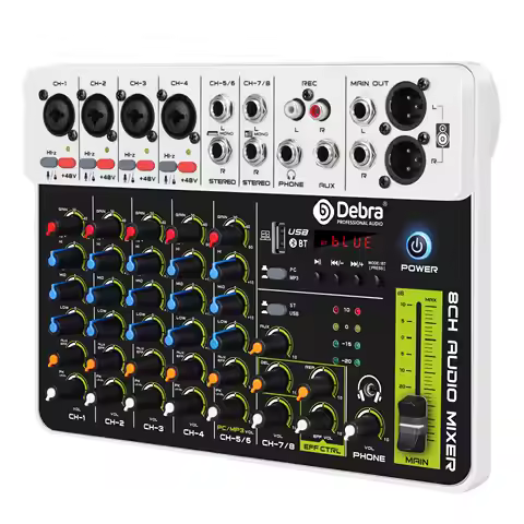 Mixing DJ Controller/Audio Console Mixer Sound Speaker Professional Mixer Audio Digital Audio Mixer 