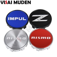 4PCS OD 54MM / ID 50MM Rim Cap NISMO Z IMPUL Logo Wheel Center Cap Wheel Cover Hubcaps For NISSAN
