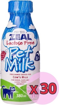 [原箱] 貓犬用 紐西蘭 無乳糖 鮮牛奶 380ml x 30