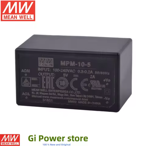 MPM-10 10W Mean Well DC output medical power module MPM-10-3.3 MPM-10-5 MPM-10-12 MPM-10-15 MPM-10-2