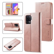 XICCI Retro Leather Case for OPPO A94 4G/F19 Pro/Reno 5F Luxury Magnetic Phone Case Card Holder Wall
