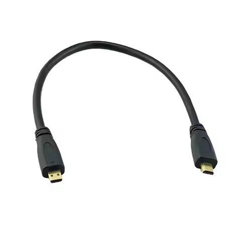 Gold Plated High Speed Micro HDMI-compatible Extension Cable Micro HDMI-compatible Male to Micro HDM