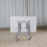 ♙Folding table to eat rectangular small dining table table folding portable folding table home small