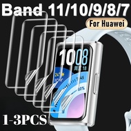 1-3Pcs Easy to adhere HD Clear Hydrogel Film For Huawei Band 3 4 6 7 8 9 10 11Pro Easy to adhere Exp