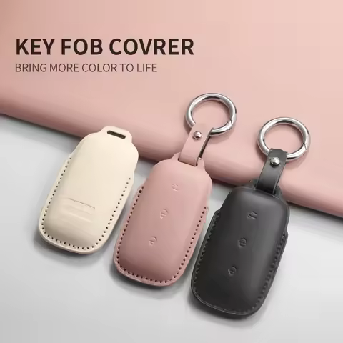 3 Buttons Car Key Case Cover Shell Fob for Geely Galaxy L7 2023 L6 MAX 1.5T Plus AIR PRO PU Car Remo