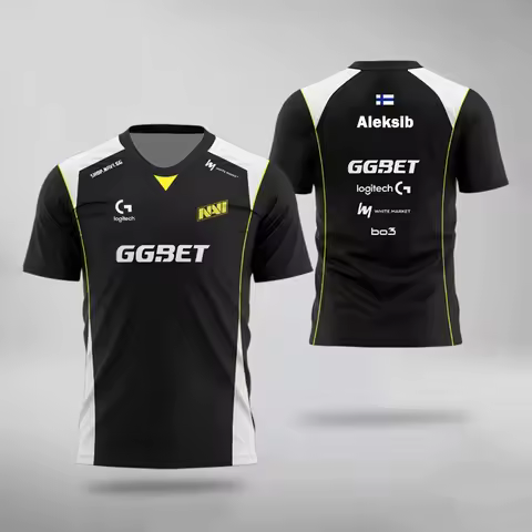 Navi 2025 CS2 E-sports Team Uniform Jersey CSGO Professional League Training Uniform S1mple Aleksib 