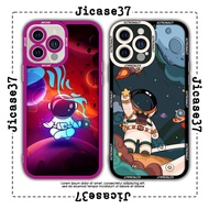 JM CASE Chibi Astronaut V4 square edge iphone CASE for 6/6pl/6s/6spl/7/7pl/8/8pl/x/xs/11/12/13/pro/