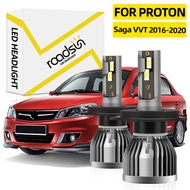 [Proton] Saga VVT 2016-2020 Kereta LED mentol Lampu Hi/Lo Beam Headlamp 6000K putih 12000LM Super Br