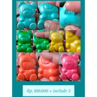 Squishy License Mini Silly Squishy Gummy Bear