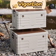 【SG⚡】Camping storage box trunk organiser picnic storage box car folding outdoor storage box