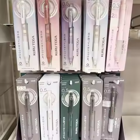 Japan UNI Mechanical Pencil M5-KS Limited KURU TOGA Black Technology Rotary Automatic Pencil Drawing
