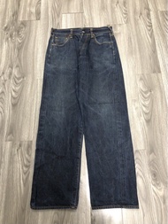 vintage Evisu 直筒牛仔褲（size：w32）